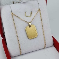 Conjunto Oro 18Kts Cadena Forcet 2,4Grs Dije Cartier 0,6Grs - comprar online