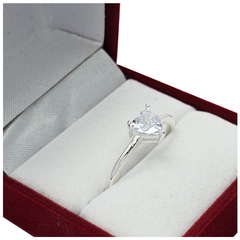 Anillo Cintillo Plata 925 Boda Compromiso Dama Z10 - Joyas Center