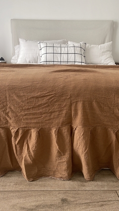 PIE DE CAMA VOLADOS CANELA - 160X280 CMS - comprar online