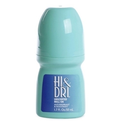 Hi & Dri Roll-On Unscented Antiperspirant Desodorante 50ml