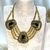 Collar metal piedras