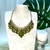 Collar metal piedras