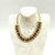 Collar metal con piedra