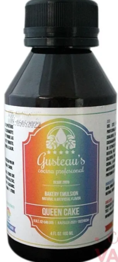 Emulsión GUSTEAU'S - 100 ml - QUEEN CAKE