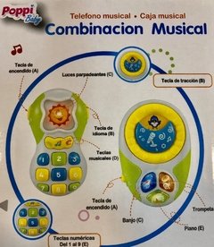 Celular Musical con Luz y Sonido para Bebe - Poppi Baby en internet