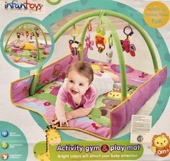 Gimnasio Para Bebe Activity Gym & Play Mat Color Rosa - Infantoys.
