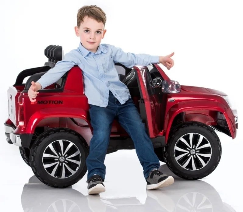 Amarok Auto camioneta a bateria 12v BLANCA Crawling