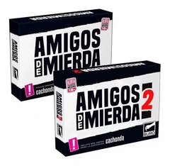 Amigos De Mierda 1 Y 2 Juego Cartas Para Previa - Buró De Juegos.