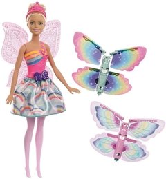 Muñeca Barbie Dreamtopia Hada Alas Magicas Mattel - tienda online