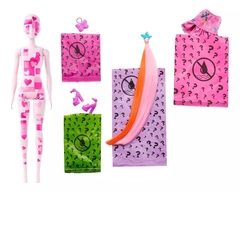 Muñeca Barbie Color Reveal con 6 Sorpresas, Totally Denim Series - Mattel. en internet