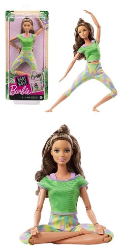 Barbie Articulada Made To Move, Yoga - Mattel. - comprar online