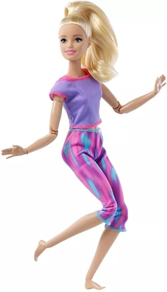 Barbie Articulada Made To Move, Yoga - Mattel.