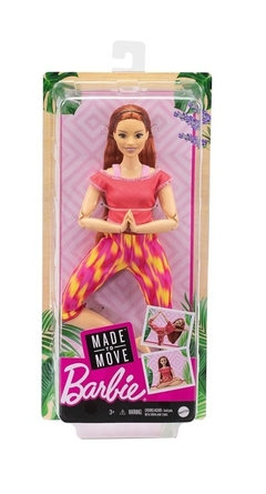 Barbie Articulada Made To Move, Yoga - Mattel. en internet