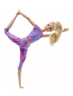 Barbie Articulada Made To Move, Yoga - Mattel. - comprar online