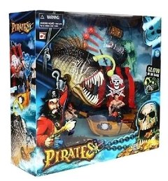 Set Barco Pirata con Monstruo que Brilla - La Kobra. - comprar online