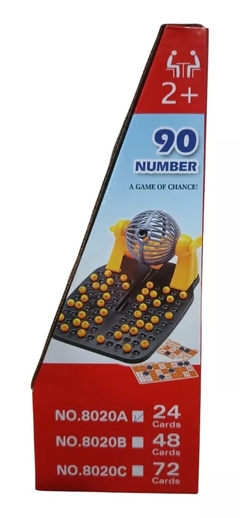 Bingo Con Bolillero 90 Numeros y 24 Cartones - Jem. - comprar online
