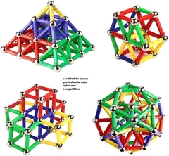 Bloques Para Armar Magnéticos 142 Piezas. - comprar online