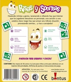 Risas Y Sonrisas Juegos Para Llevar Bontus - comprar online