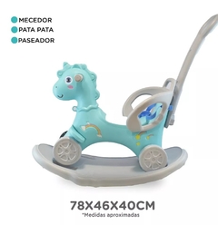 Unicornio Mecedor Pata Pata 3 En 1 - Ok Baby. - tienda online