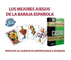 Cartas Españolas x 50 Naipes - Casino. - comprar online
