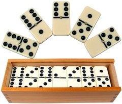 Domino Caja de Madera Double Six - Bisonte - comprar online