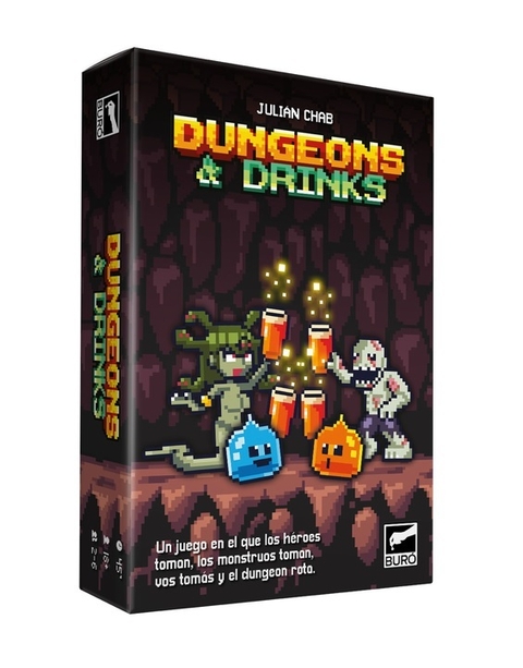 Juego de Mesas Dungeons y Drinks - Buro de Juegos.