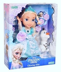 Muñeca Glowing Elsa Canta Y Se Ilumina Frozen Disney Ditoys