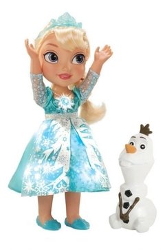 Muñeca Glowing Elsa Canta Y Se Ilumina Frozen Disney Ditoys - comprar online