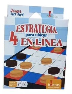 Juego de cartas Estrategia 4 en Linea - Bontus.