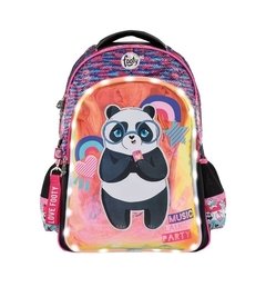 Mochila Espalda Footy Panda Music con Luces