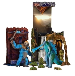 Godzilla Vs Kong Hollow Earth Set De Figuras Y Diorama. en internet