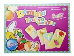 Gordillo Domino Frutas y Verduras, juego didáctico