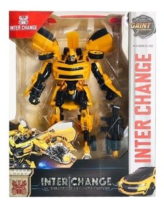 Transformers Robot Bumblebee Inter Change con sonido - Juguetech.