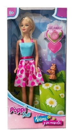 Muñeca Kiara Y Su Mascota Poppi Doll - comprar online