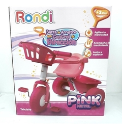 Imagen de Triciclo Metal Blue y Pink con manija - Rondi