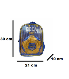 Mochila Boca Juniors 3D 12 Pulgadas - Cresko en internet