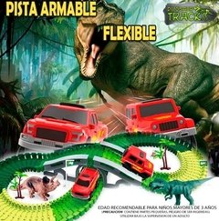 Dino Track Pista Flexible Con Dinosaurios Next Point - Crawling