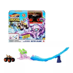 Pista Hot wheels Monster Truck , Octo Slam - Mattel. - Crawling