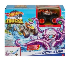 Pista Hot wheels Monster Truck , Octo Slam - Mattel.