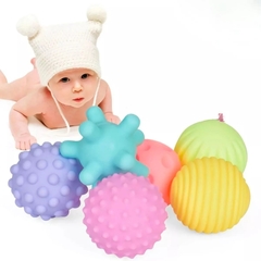 Pelotas Con Texturas Sensorial Para Bebes x 6 unidades