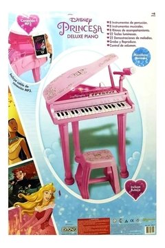 Piano Royal Disney Princesas Teclas luminosas - Ditoys - Crawling