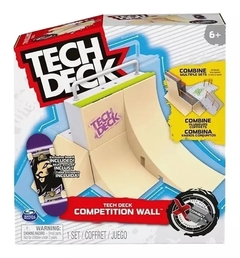 Tech Deck Set Rampa Creador De Parques Competition Wall - Spin Master.