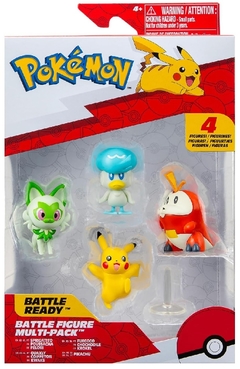 Pokemon pack x 4 figuras Original.