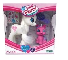 The Sweet Pony Witty & Baby Luminoso - Ditoys.