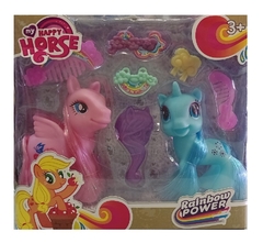 Mi Happy Horse set x2 ponys Rainbown Power - Jem. - comprar online
