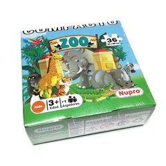 Puzzle Compacto 36 Piezas Del Zoo - Nupro