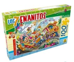 Puzzle Infantil Los 7 Enanitos, 100 piezas - Implas