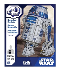 Puzzle 4DBuild 201 Piezas Star Wars R2-d2 - Spin Master.