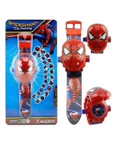 Reloj Con Proyector Marvel Avengers 24 Imagenes - Ditoys. en internet