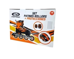 Set Rollers + Protecciones Rosa Street Runner - Isakito. - tienda online